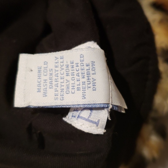 Children's Place Leopard Faux Fur Trim Girls velour hat lined BLACK Warm Soft - Picture 5 of 10